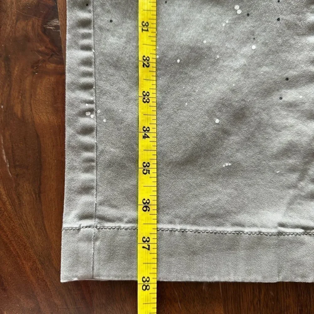 Hand-Splatteted Grey Chino from J Crew - One of a Kind